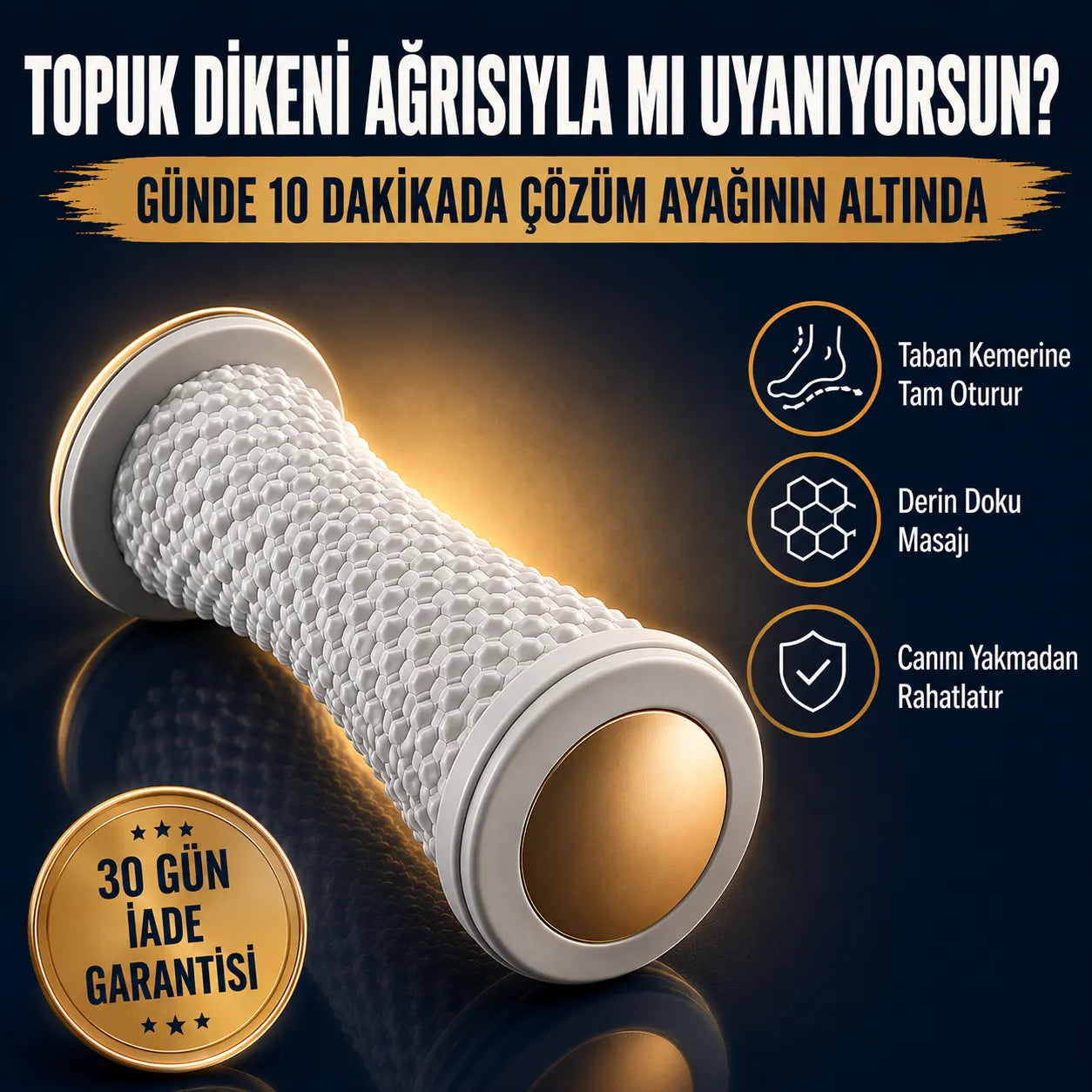 Timilk StepRoll™ - Topuk Dikeni Masaj Silindiri