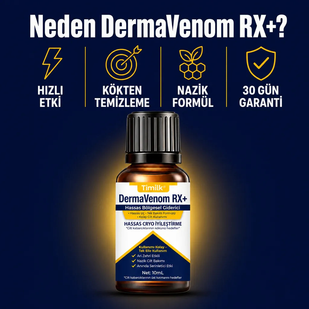 Timilk® DermaVenom RX+ - Siğil ve Et Beni Yağı