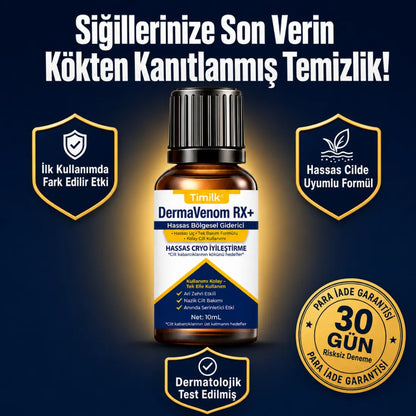 Timilk® DermaVenom RX+ - Siğil ve Et Beni Yağı